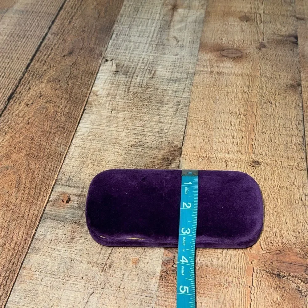 Gucci Purple Velvet Sunglasses Eyeglasses Case.